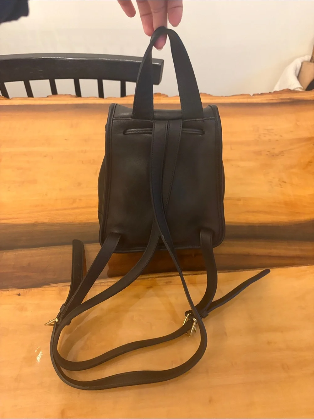 Vintage coach mini backpack